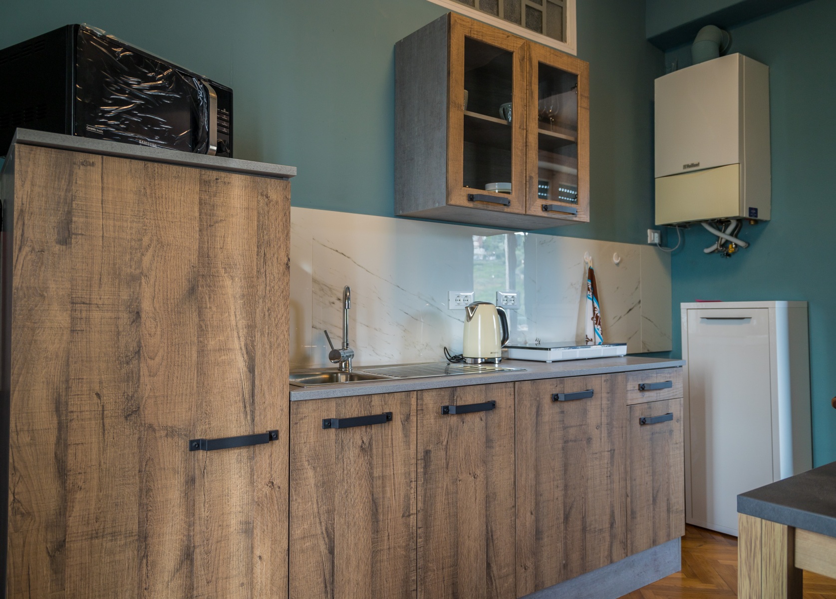Cucina accessoriata