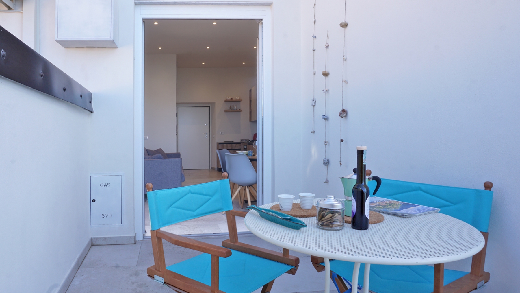 La terrazza dall'esterno