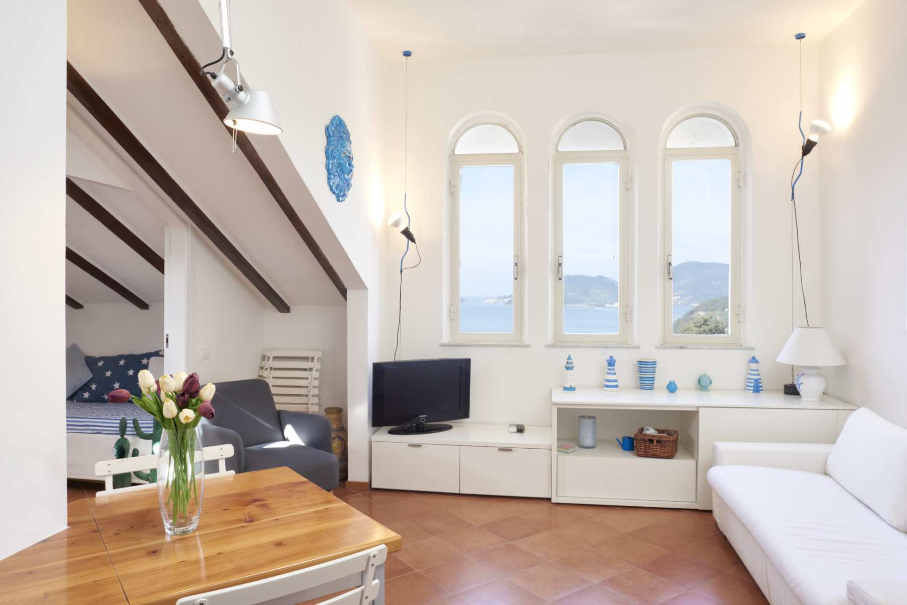 Fotografia interni per agenzia immobiliare Casa con Vista - Lerici. Immagini realizzate da David Umberto Zappa - duzimage