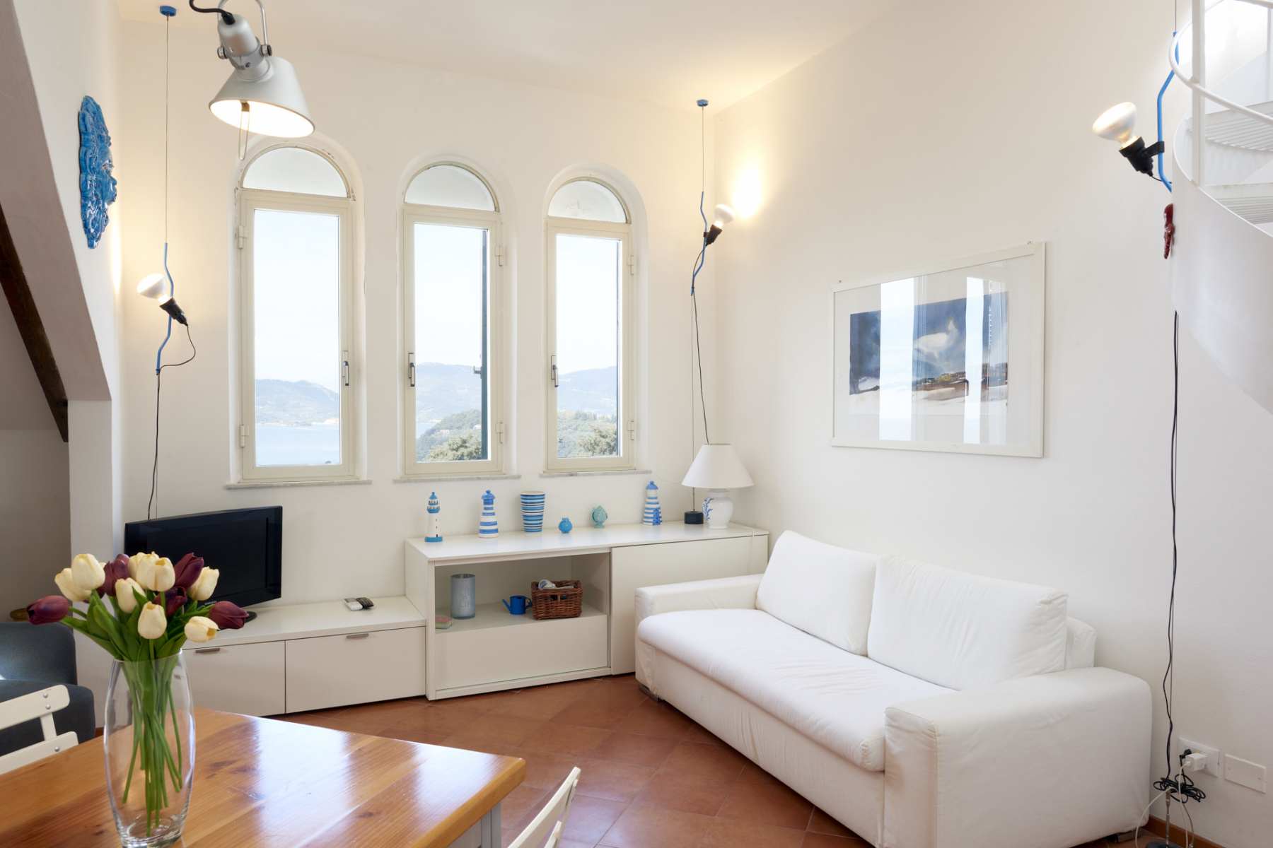 Fotografia interni per agenzia immobiliare Casa con Vista - Lerici. Immagini realizzate da David Umberto Zappa - duzimage