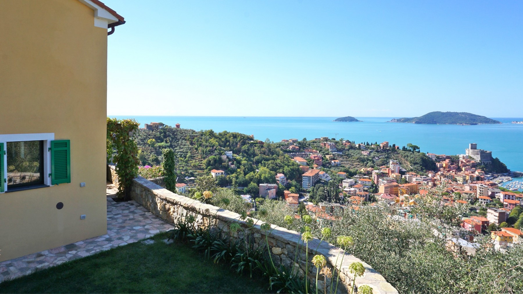 Villa Miralunga vista mare