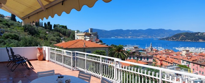 Terrazza vista mare e castello